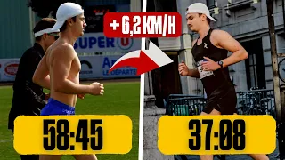 Comment je suis passé de 1 heure à 37 minutes sur 10km ?