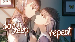 「Nightcore」 don't sleep, repeat - 44phantom ft. Machine Gun Kelly ♡ (Lyrics)