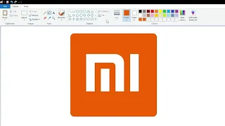 How to draw the XIAOMI logo using MS Paint | 如何绘制小米徽标 | How to draw on your computer