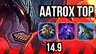 AATROX vs TEEMO (TOP) | 13/1/4, 10 solo kills, Legendary | TR Master | 14.9