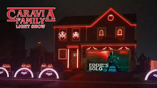 Stranger Things Light Show Music Medley with Metallica Master of Puppets and Journey - xLights