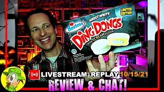 Hostess® GHOST WHITE DING DONGS™ 2021 Review 👻🧁 Livestream Replay 10.15.21 | Peep THIS Out! 🕵️‍♂️