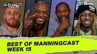 Best of ManningCast Week 15 w/ Lil Wayne, Ray Lewis, DeMarcus Ware, & George Kittle | MNF