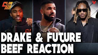 Jeff Teague reacts to Future & Drake BEEF + Kendrick Lamar disses Drake, J Cole | Club 520