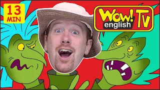 Safari Animals, Monsters + MORE Stories from Steve and Maggie | Speaking Wow English TV