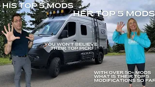 His and Her Top 5  Adventure Van MODs