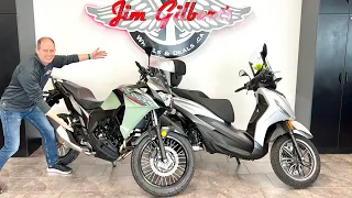 Lightweight Touring Motorcycles! - 2023 Kawasaki Versys-X 300 vs. Piaggio BV 400 (Beverly)