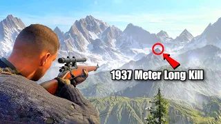DO THIS For LONGEST Sniper Kill [1937 Meters] In Sniper Elite 5 Immersive HIGH Graphics Gameplay