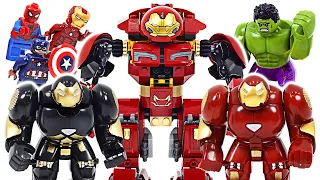 Lego Avengers Hulk, Hulkbuster, Iron Man! Defeat Thanos and the Dinosaurs! | DuDuPopTOY