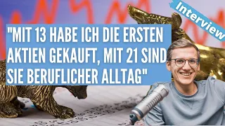 "Mit 13 habe ich Aktien gekauft, mit 21 sind sie beruflicher Alltag" - Interview Noah Leidinger