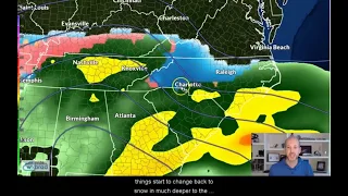 Thursday 11 a.m. winter storm vlog: Charlotte will see snow this weekend