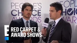 Ian Somerhalder Wins On The Red Carpet | E! People's Choice Awards