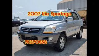 2007 Kia Sportage used car export (7K370858 ) carwara, 카와라 스포티지 수출