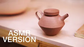 How to Make A Small Pottery Teapot — ASMR Version