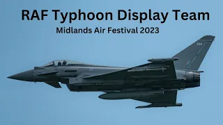 Eurofighter Typhoon display - Midlands Air Festival 2023