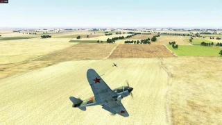 на La-5 против Bf-109 G2