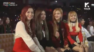 BTS & Blackpink watching each other's performance