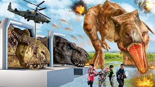 Jurassic World’s Scariest Dinosaur Attacks Part 1 in 4K HDR | Jurassic World | HOT Movie @Ms. Sandy