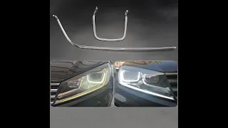 VW Touareg headlight daytime running light DRL repair - Slow Version