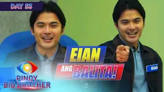 Day 53: Eian, inihatid ang mga balita mula sa outside world | PBB Kumunity