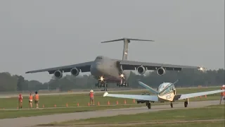 EAA AirVenture 2019 - C-5M Super Galaxy Arrival