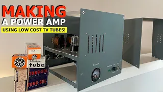 How to make a 6DN7 tube HiFi amplifier / A low power Single End Triode tube amp that sounds amazing!