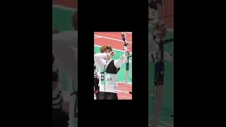 suga 's  archery  swag 💜💜💜💜#btsarmyshorts