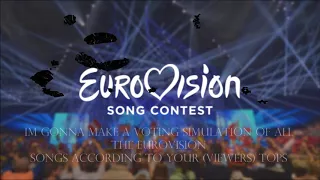 Eurovision 2018 - Your tops//Voting simulation