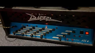 Diezel VH4 Blueface and 1957 Gibson Les Paul Junior Guitar Amplifier Playthrough