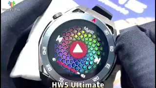 HW5 Ultimate SmartWatch New 2023 1.52 Inch High Definition best circle watch?