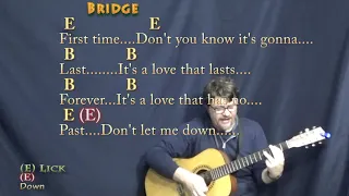 Don't Let Me Down (The Beatles) Guitar Cover Lesson in E with Chords/Lyrics