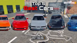 Top 5 Best Cars • PRO DRIFT lll • CarX Drift Racing 2