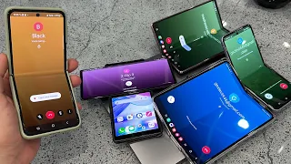 Cool Incoming Call Meet Samsung Z Fold2+Z Fold3 vs Z Flip3 + Z Flip4 Android 15