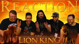 The Lion King Official Trailer REACTION!!