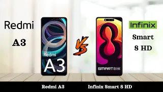 Redmi A3 Vs Infinix Smart 8 HD | Full Comparison 2024