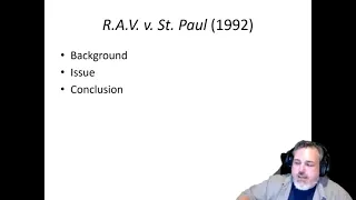 POLS 3321: R.A.V.  v. St. Paul (1992)