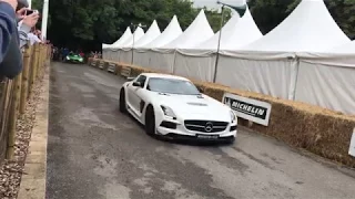 Mercedes-AMG GTR and SLS Black Series put the poor i8 to shame - 2017 Goodwood Festival of Speed