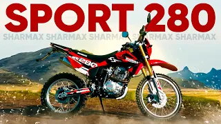 Мастер спорта по мотокроссу тестирует мотоцикл Sharmax Sport 280