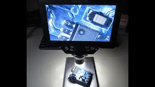 Review of Mustool G1200 digital microscope, test