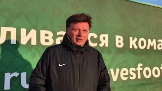 Главный тренер МФТИ Евгений Козлов после матча ТГУ - МФТИ (2:0).