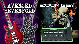 Avenged Sevenfold Guitar Sound / Tone Evolution || ZOOM G5n || Squier Affinity Strat