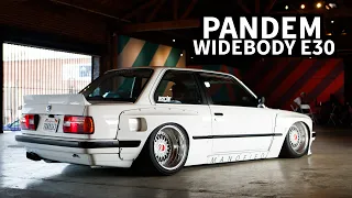 The Cleanest SLAMMED BMW E30?? Pandem Kitted 3.8L Swapped 3 Series