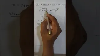 Solution of polynomial and transcendental equations