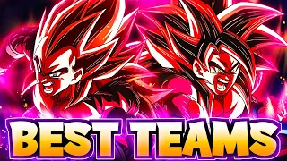 BEST TEAMS FOR LIMITBREAKER SSJ4 GOKU, VEGETA AND DIO! PURE POWER! | DBZ Dokkan Battle