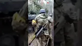Ukrainian Patrol encounter a PT 76 Light Amphibious Tank in the forest