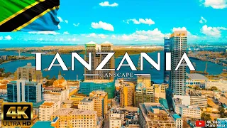 FLYING OVER TANZANIA (4K UHD) - Relaxing Music Along With Beautiful Nature Videos - 4K Video HD