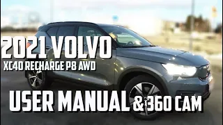 2021 - Volvo XC40 Recharge P8 - User manual & 360 Cam - volvolars.no