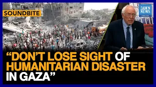 FULL SPEECH | Don’t Lose Sight Of Humanitarian Disaster In Gaza: Bernie Sanders | Dawn News English