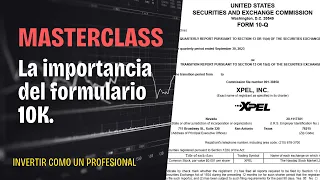 📺 ​MASTERCLASS GRATUITA | ¿CÓMO LEER Y 🛠️ENTENDER EN DETALLE EL INFORME 10-K? | EJEMPLO 📈 TELADOC