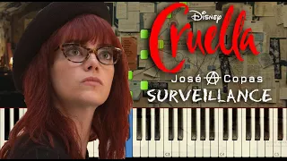 Cruella - Surveillance | Epic Heist Theme (Piano Tutorial + Sheet Music)